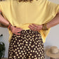 Pantalon pois choco jaune