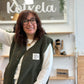 Veste Teddy kaki