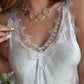 Top Alba dentelle ecru