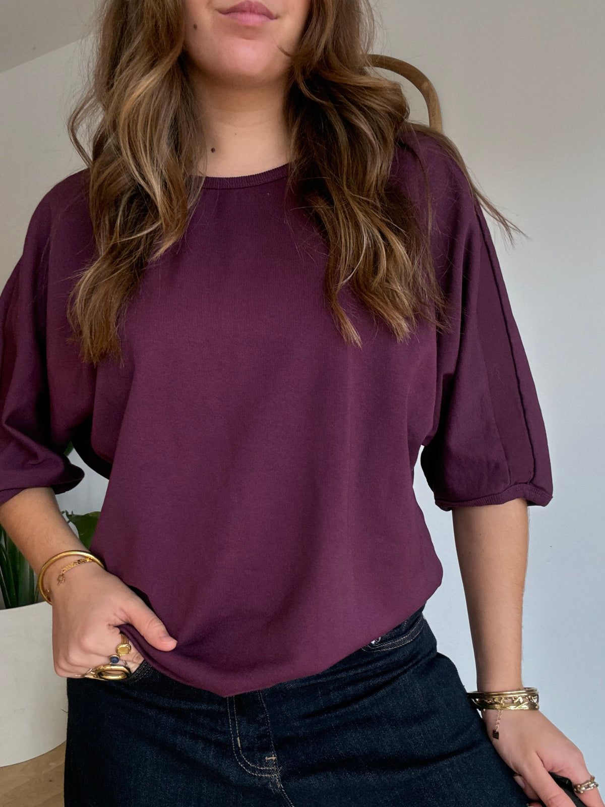 Sweat celeste Bordeaux