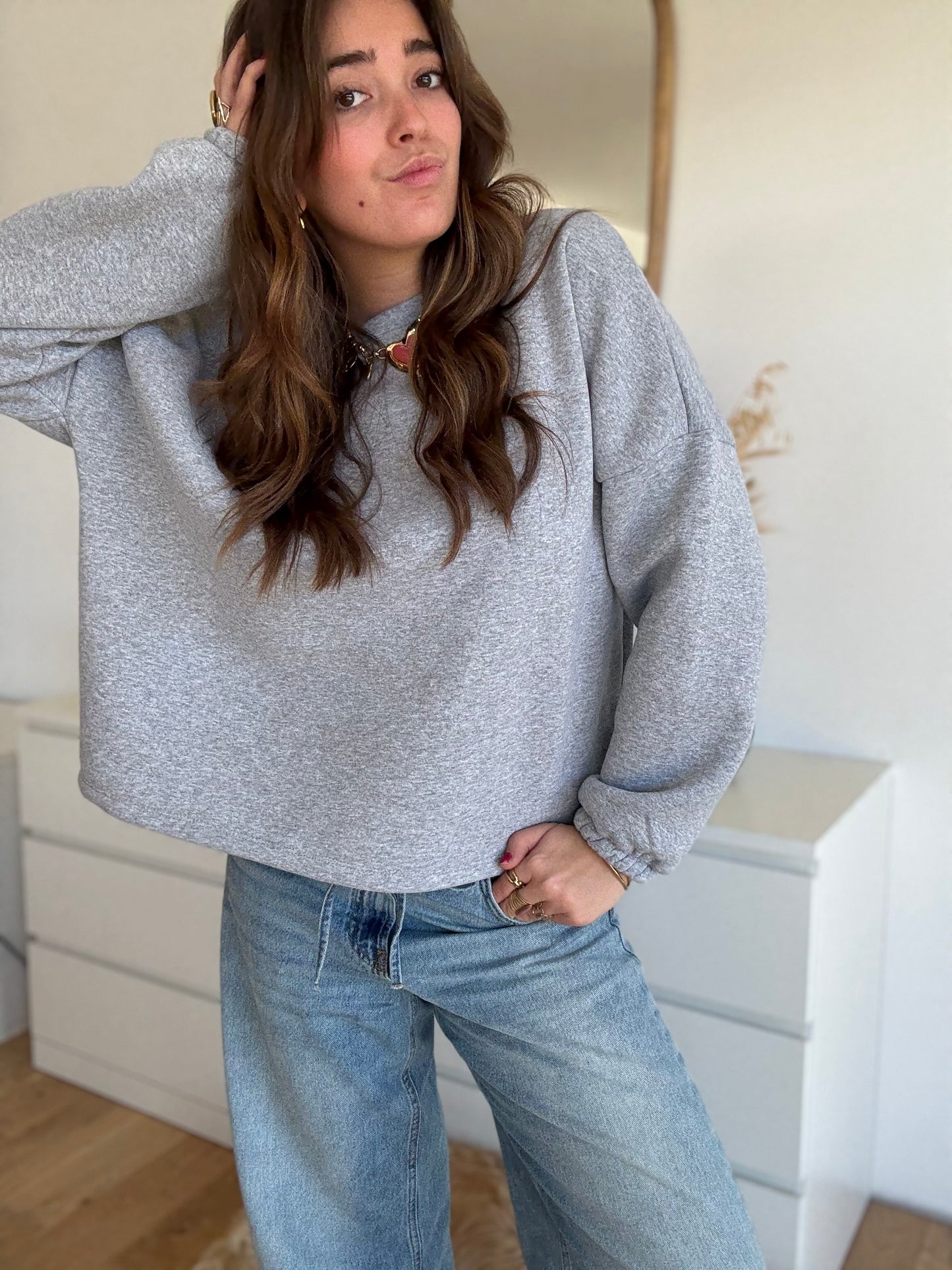 Sweat self Love gris /rose