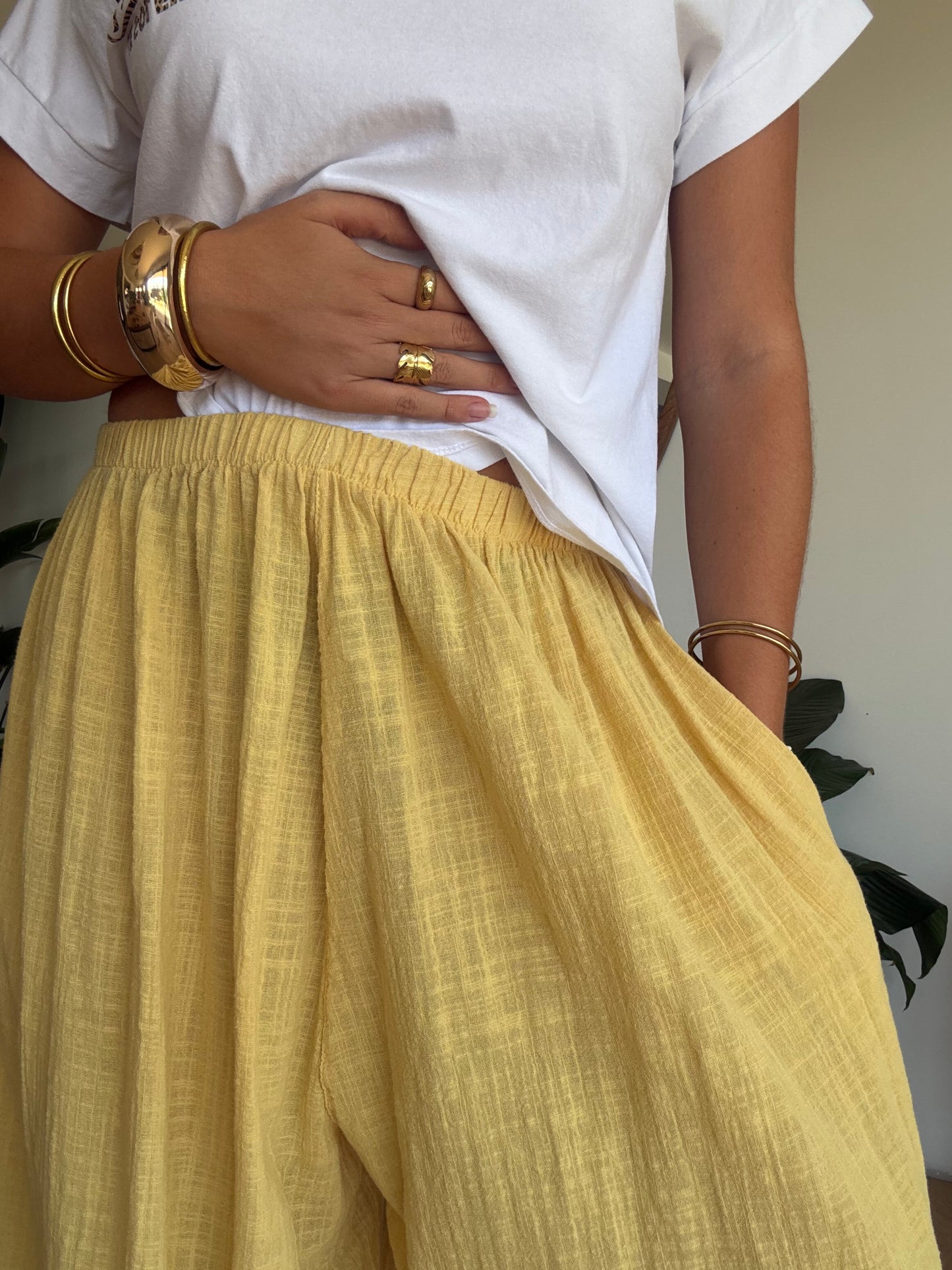Pantalon Jasmine Jaune