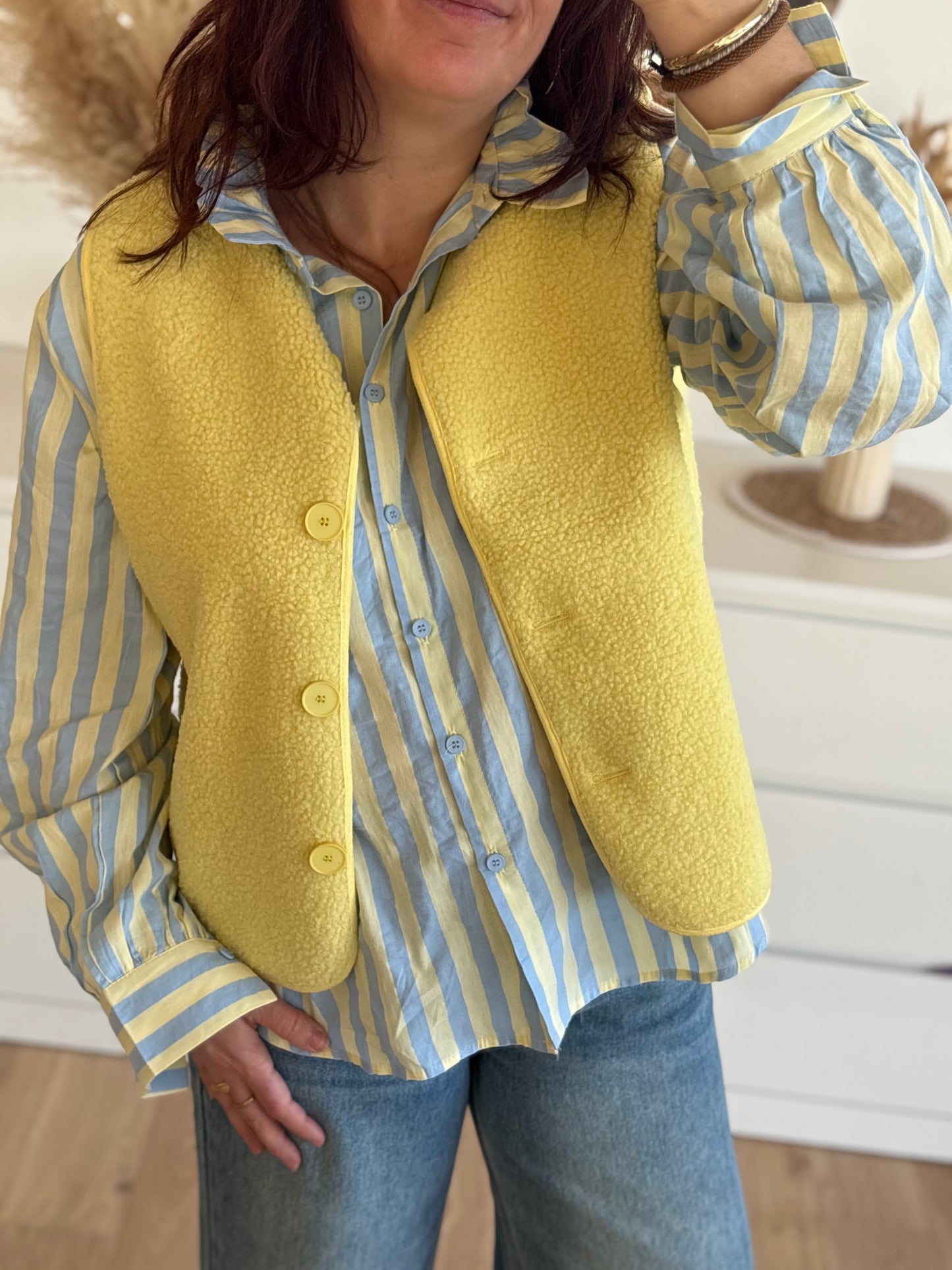 Gilet sans manches jade