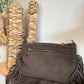 Sac à franges taupe