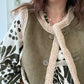 Veste sherpa kaki