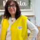 Veste Teddy jaune