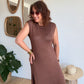 Robe Glow choco doré