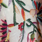 Chemise impression style broderies