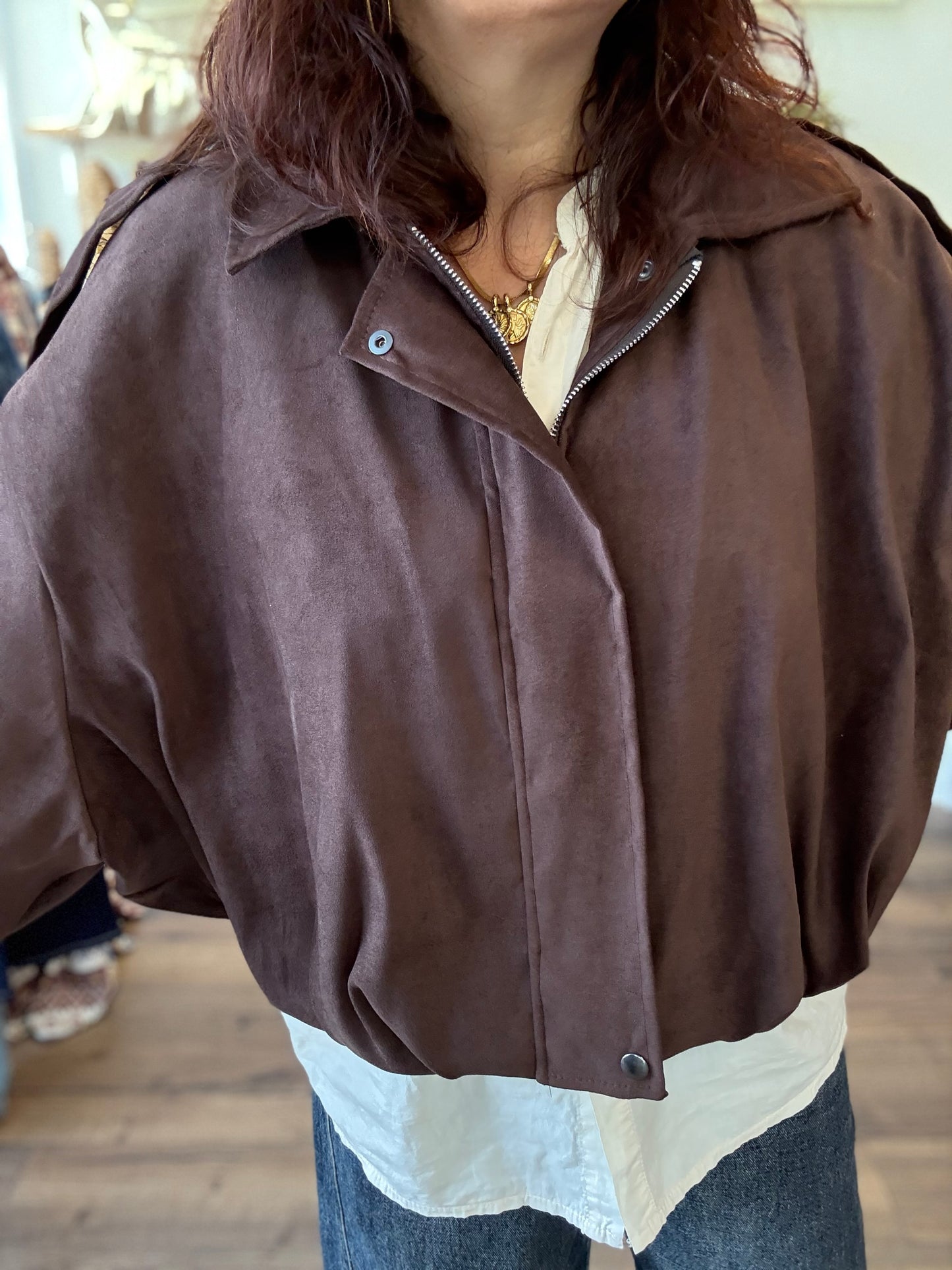 Veste Joy chocolat
