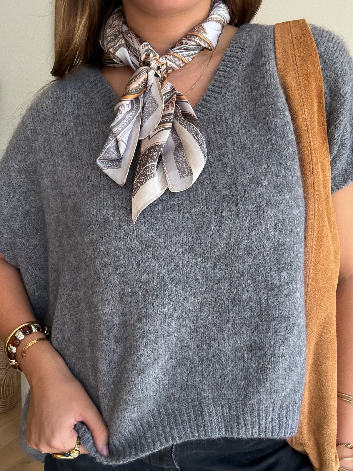 Pull Gina gris