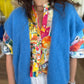 Gilet sans manches bleu toi