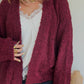 Gilet doudou étoile bordeaux