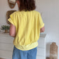 Veste sans manches LIZZIE jaune