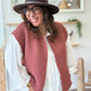 Gilet sans manches cow girl terracota