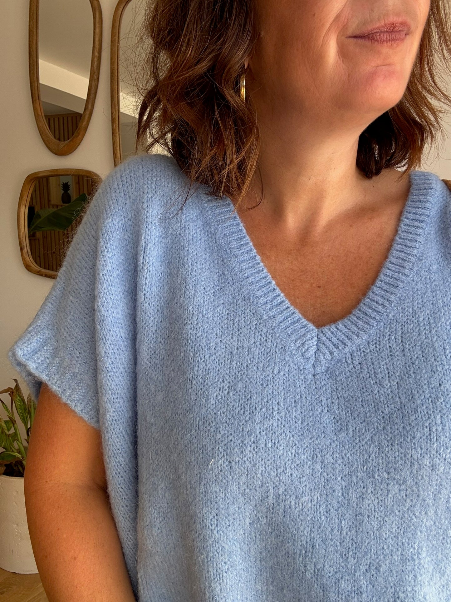 Pull Gina bleu
