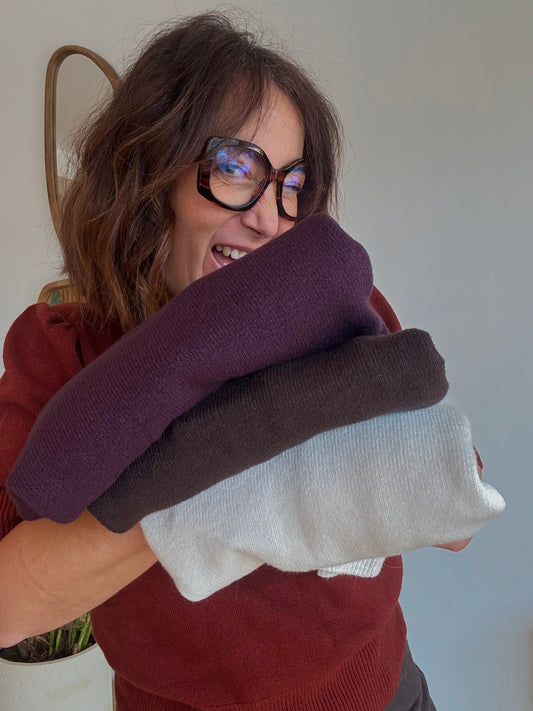 Pull Caroline Aubergine