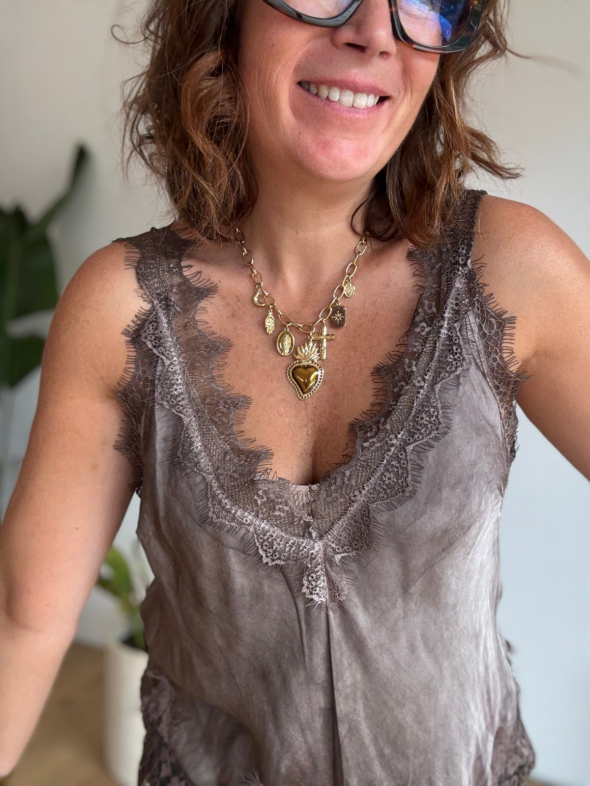 Collier Grigri Ambre