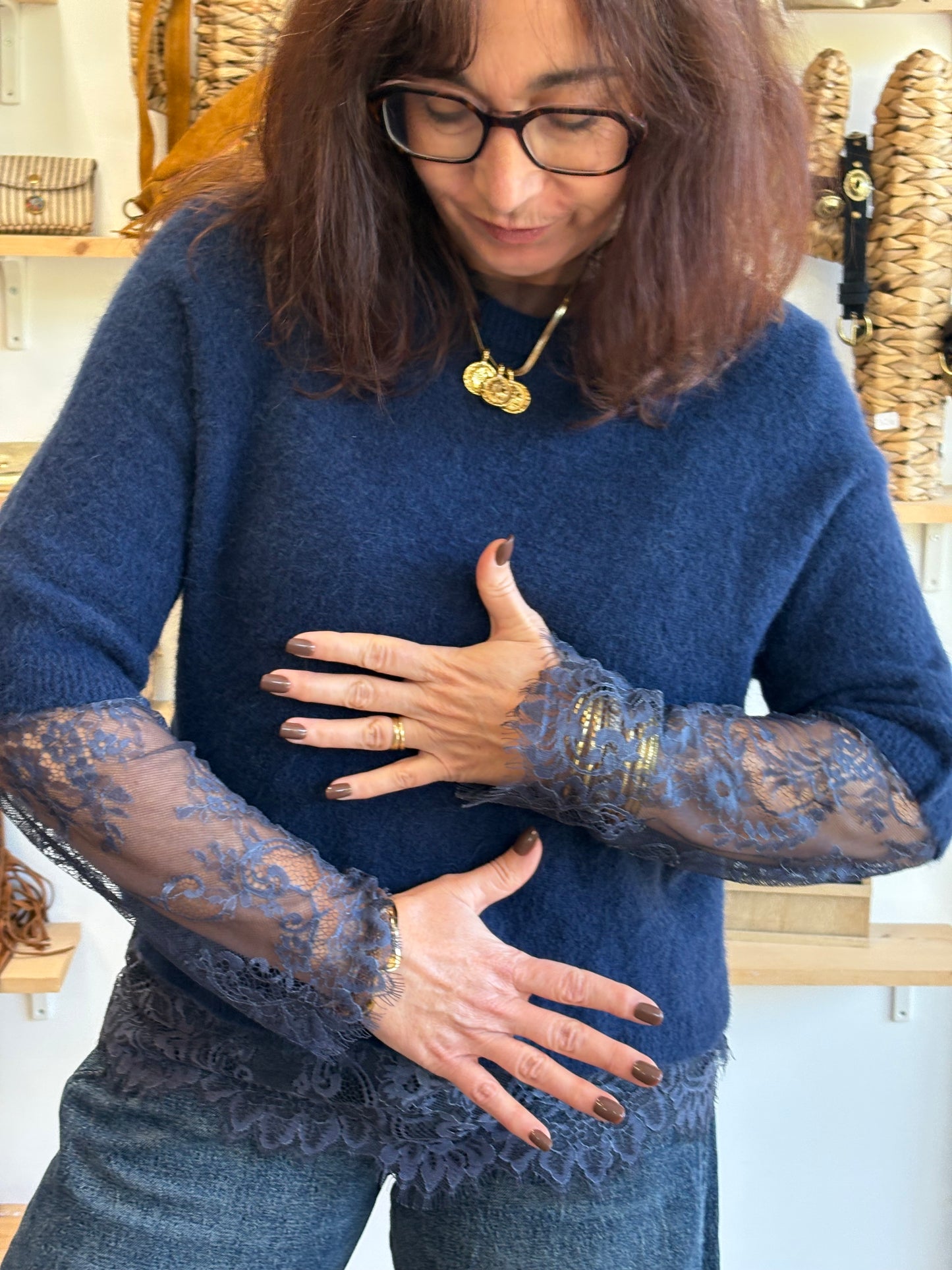 TOP DENTELLE ROMANTIQUE