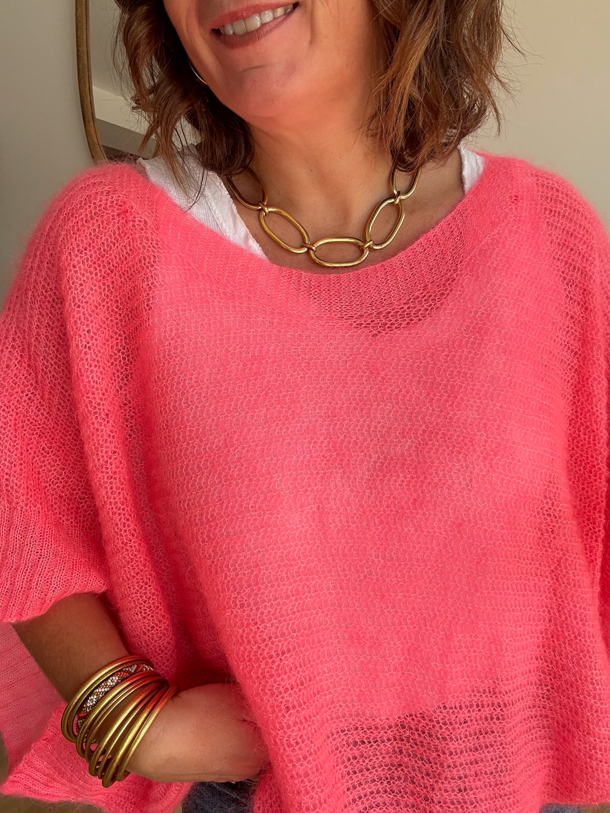 Pull Mia corail