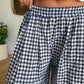 Pantalon Vichy Marine