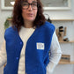 Veste Teddy bleu roi