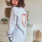Chemise love Blue