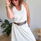 Robe débardeur écru