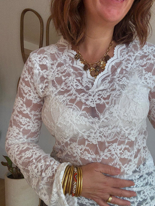 Top Anaïs blanc