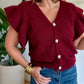 Gilet Lucette Bordeaux