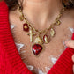 Collier Grigri rouge
