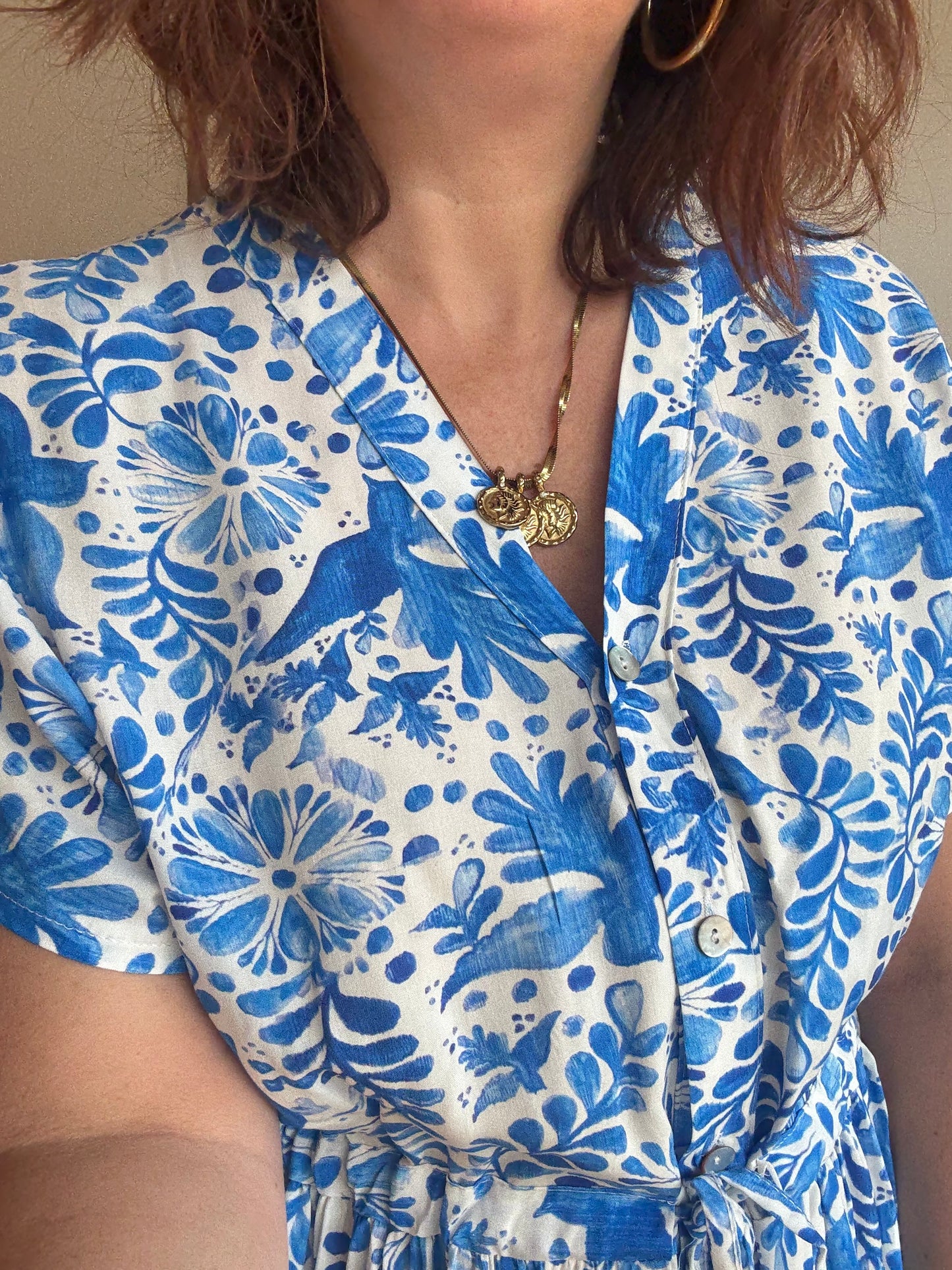 Robe longue Azur