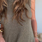 Robe Glow kaki doré