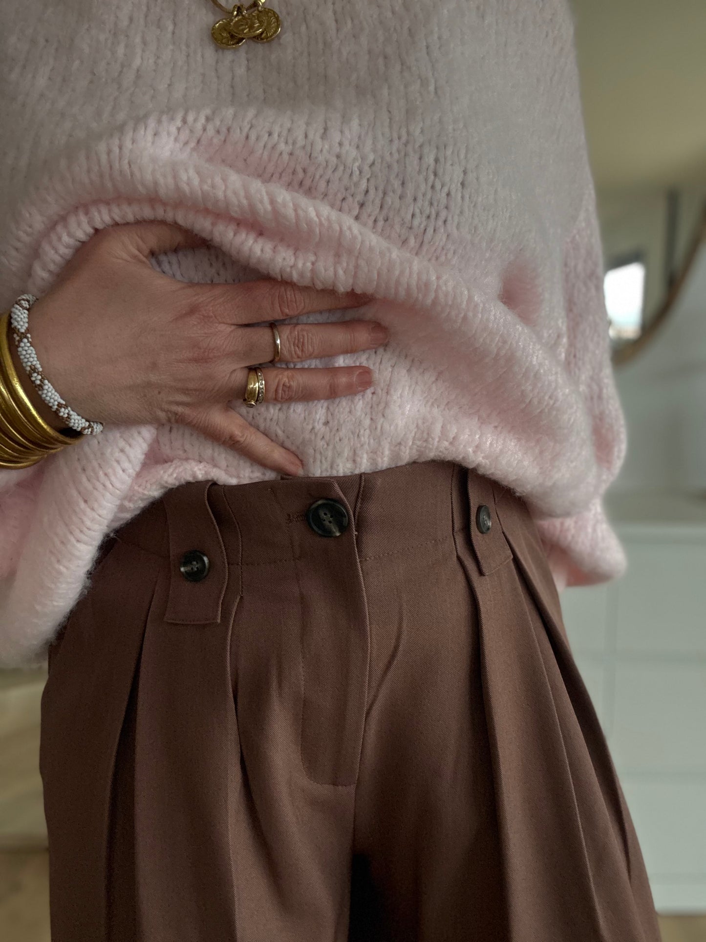 Pantalon Marius Marron clair