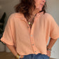 Chemise Gaze de Coton Saumon