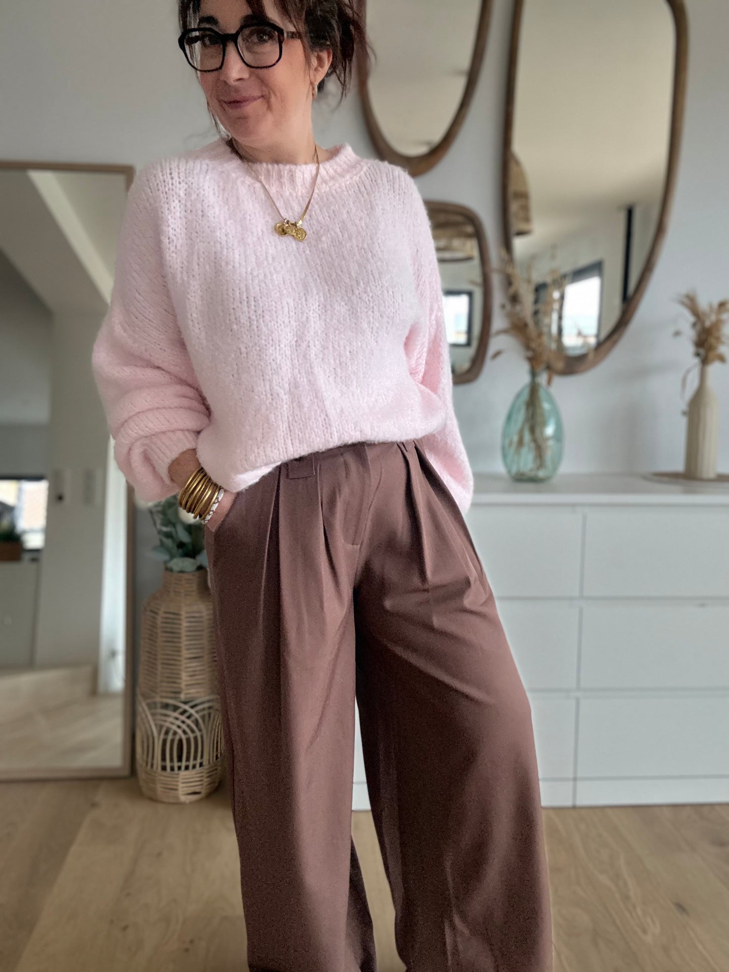 Pantalon Marius Marron clair