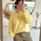 Pull Émilie jaune