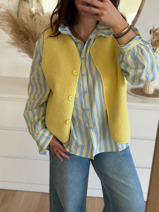 Gilet sans manches jade