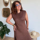 Robe Glow choco doré