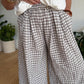 Pantalon Vichy Beige