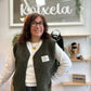 Veste Teddy kaki