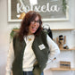 Veste Teddy kaki