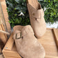 Mules suedine Beige