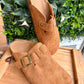 Mules effet suédine Camel