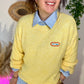 Pull good vibes jaune