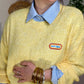 Pull good vibes jaune