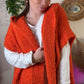 Gilet sans manches à capuche Orange