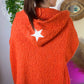 Gilet sans manches à capuche Orange