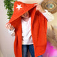 Gilet sans manches à capuche Orange