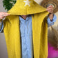 Gilet sans manches à capuche Jaune