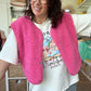 Veste sans manche LOLA  Fushia